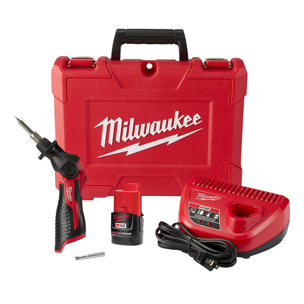 Milwaukee M12 12V Li-Ion Cordless Combo Tool Kit (4-Tool) Ah 2498-25 