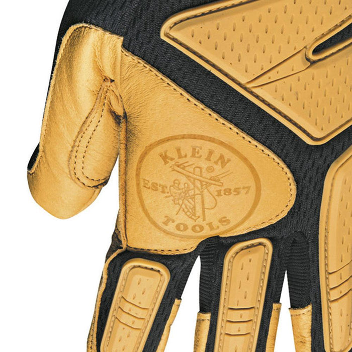 klein leather gloves