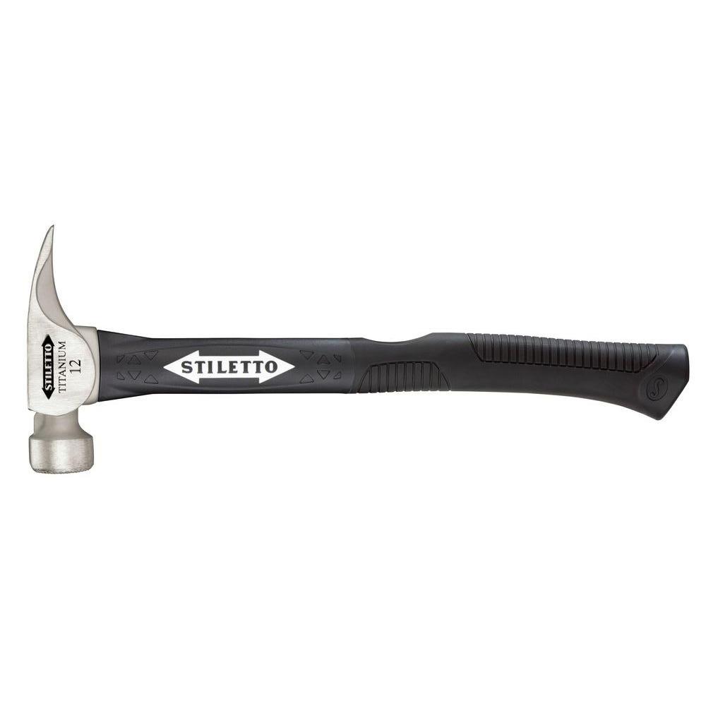 Stiletto TBM14RSS-NP 16 14 oz Smooth/Straight TiBone Mini Hammer w/ Nail  Puller