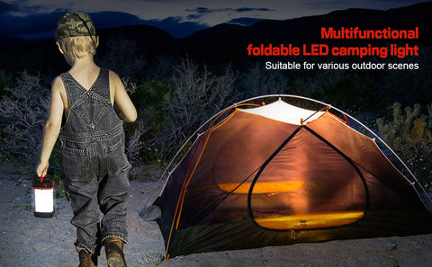 Crelander Portable Collapsible Solar LED Camping Light with 3 Lighting –  Crelanders