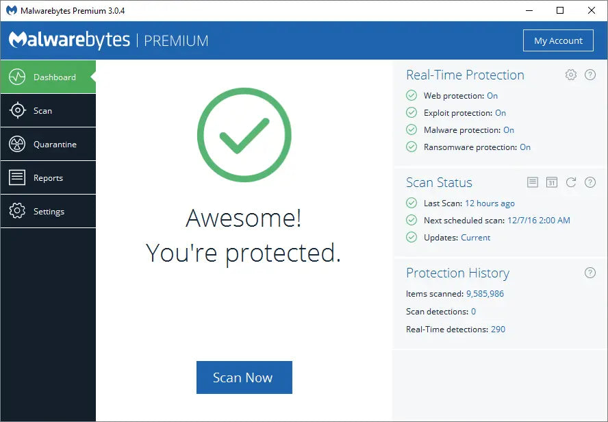 ✅2019 Malwarebytes Anti Malware Virus Premium 3.7.1 LIFETIME SUBSCRIPTION