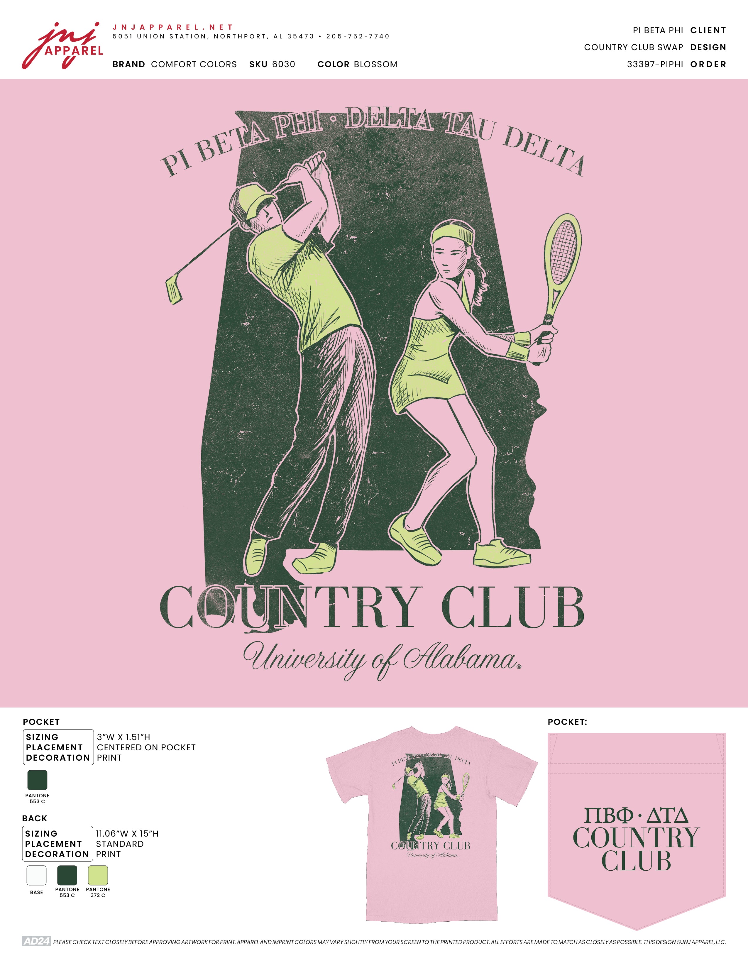 PIPHI+DTD Country Club Swap 2024 - JNJ Apparel Campus product image