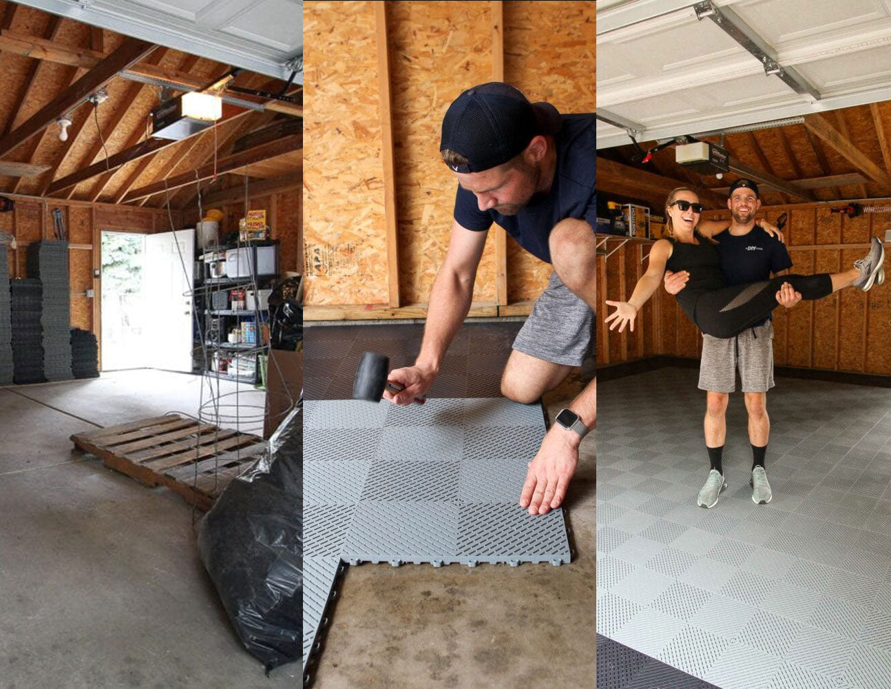 Revêtement de plancher de garage – Boîtes à outils et le rangement