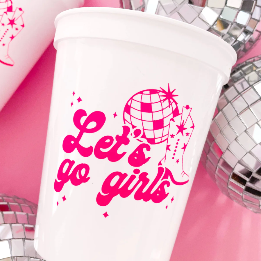 Let's Go Girls Stadium Cup - Sprinkled With Pink