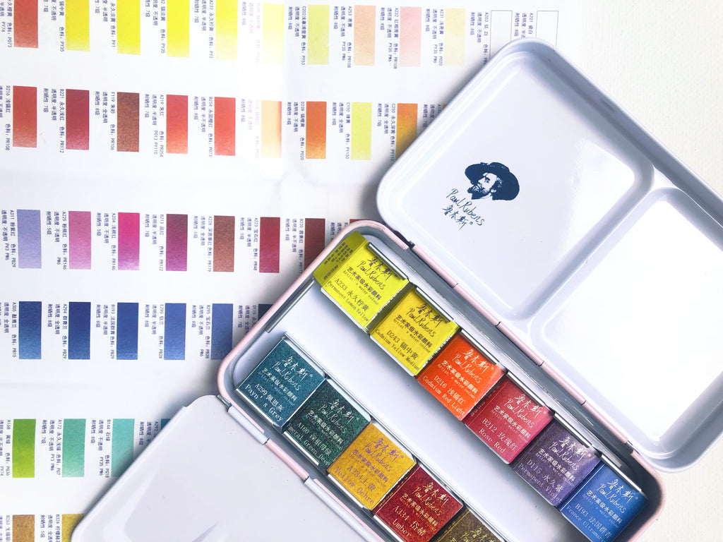 Review: Paul Rubens Watercolor Paint Palette and Watercolor Paint