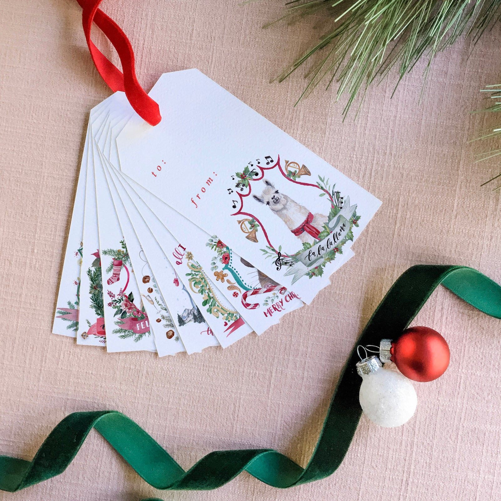 4 easy Christmas gift labels for kids to make - Twitchetts