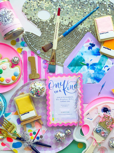 ONE of a Kind: Mia's First Birthday Art Party – Cami Monet