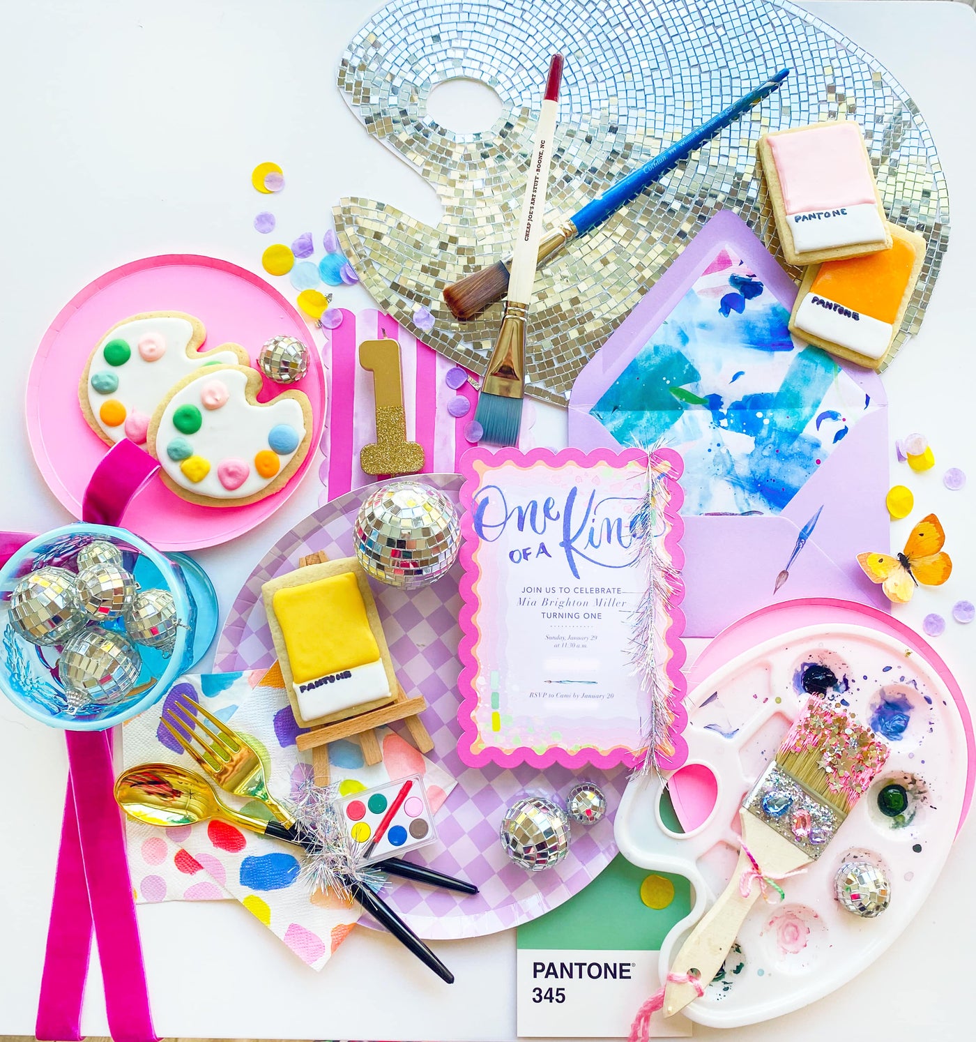 ONE of a Kind: Mia's First Birthday Art Party – Cami Monet