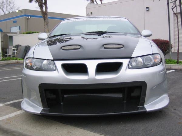 Pontiac GTO 04+ RMR Front Bumper w/ Carbon Fiber Insert ... body diagram vehicle kit 