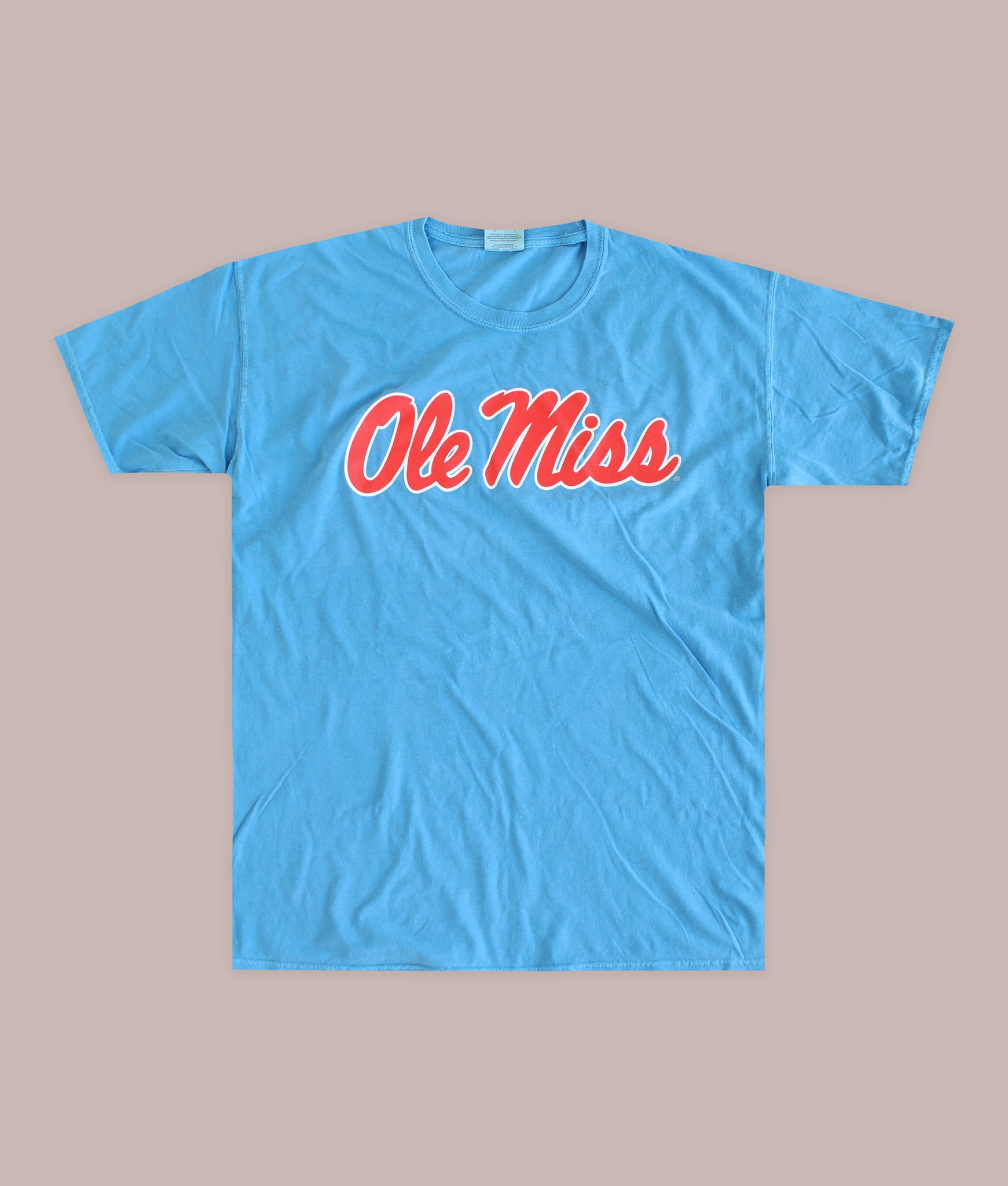 Comfort Colors Ole Miss Script Logo Jcg Apparel