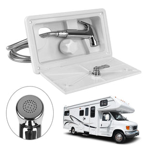 RV Exterior Shower Kit with Lock - Camper Accessories - Focus VIP - Camping Shower Head