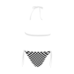 NA222- BUCKLE FRONT BIKINI 2 Buckle Front Halter Bikini Swimsuit (Model S08)