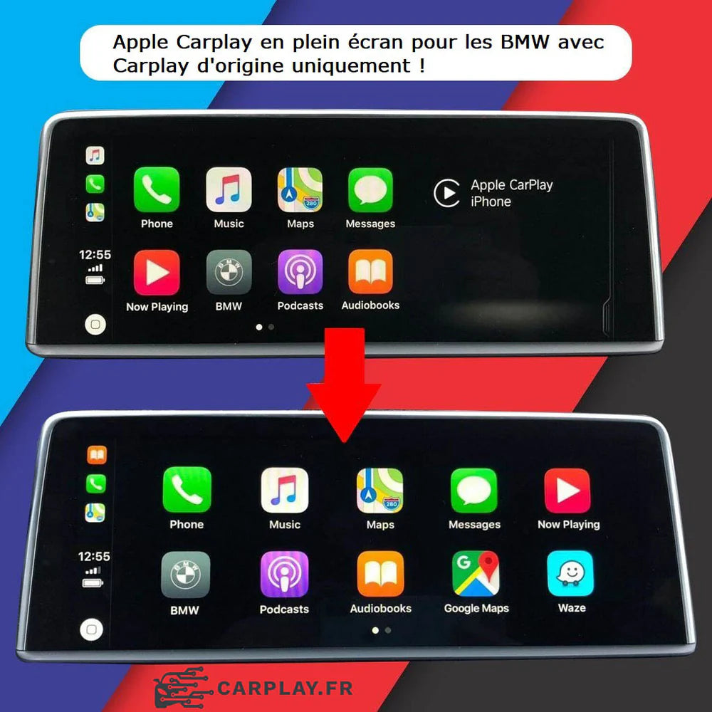 carplay bmw plein écran
