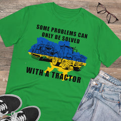 Ukraine Støtte T-shirt - Lys Grøn