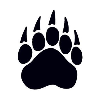 Gold Paw Print Temporary Tattoo  Ships in 24 Hours