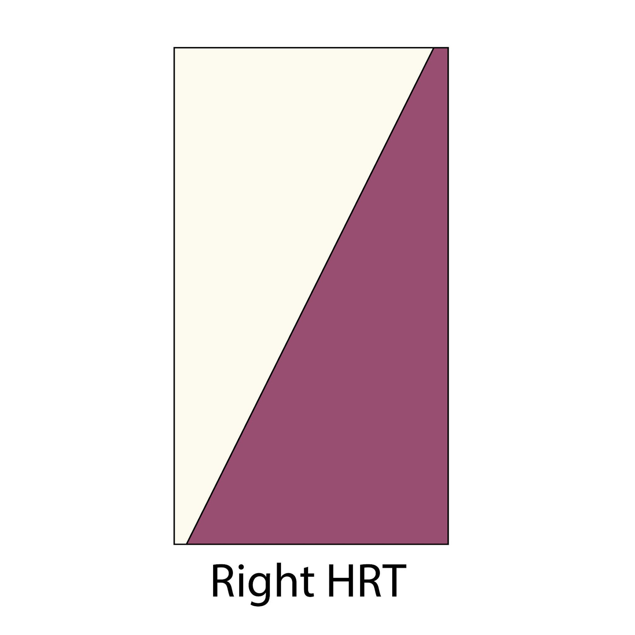 Bloc Loc Half Rectangle Triangle (4.5'' x 8.5'')