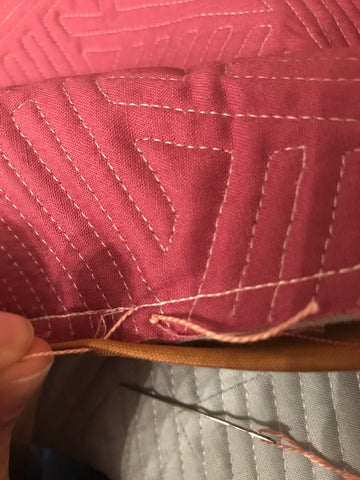 Pink Louis Vuitton Leather Fabric with Giant Pattern