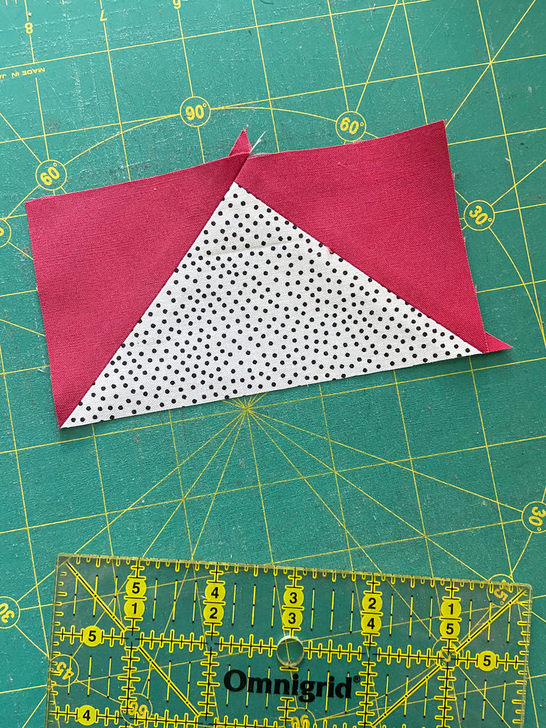 How to use the Bloc-Loc ruler for flying geese quilt blocks