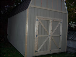12' x 20' Barn Style Wood Shed Kit
