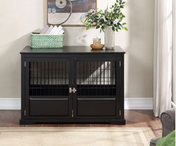 Zoovilla Fairview Triple Door Large Crate in Black