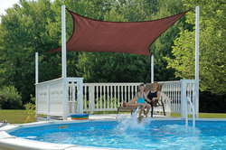 ShelterLogic Shade Sail Square - Heavyweight 12 x 12 ft. - 2 colors