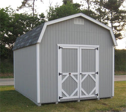 Classic Barn Wood Storage Shed (Sizes 8' x 8' to 12' x 24') precut w/ floor kit