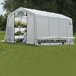 Shelterlogic GrowIT Greenhouse-in-a-Box Peak 10 x 20 ft. Rib-Peak Style