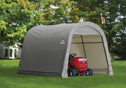 Shelterlogic Shed-in-a-Box RoundTop 10' x 10' x 8' - Gray