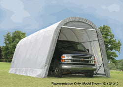 ShelterLogic Round Top Portable Garage Shelter 12x20x8