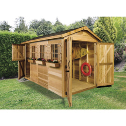 Boathouse Cedar Wood Shed - 5 Sizes Available