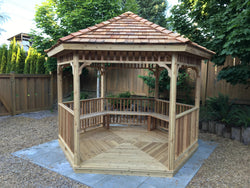 CedarShed 10 ft. Hexagon Gazebo