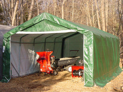 Rhino 12x20x8 Portable Storage Building Shelter