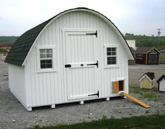 Little Cottage Round Roof Chicken Coop "Panelized Kit no floor"