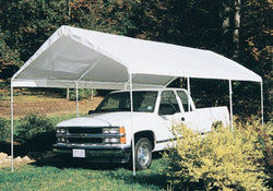 King Canopy A-Frame Universal Canopy - 10' x 20' x 9'9" - 8 Legs - Fitted Cover w/ Drawstring - White