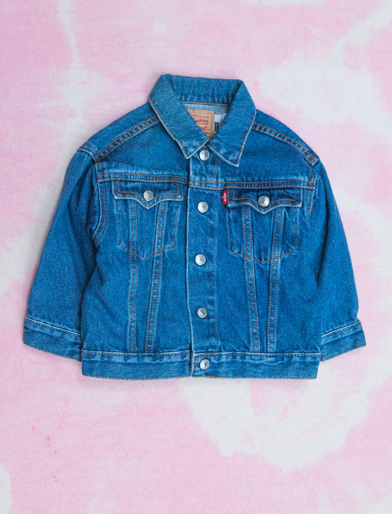 levi's rainbow denim jacket