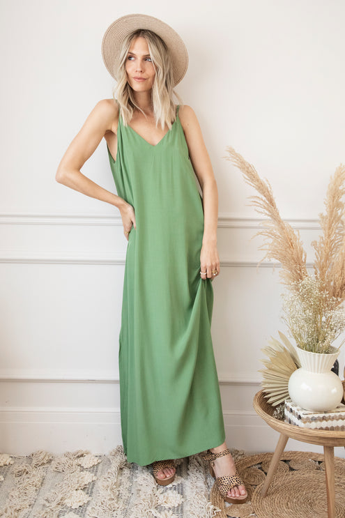 Bellamy Green - Maxi Dress - ellemilla