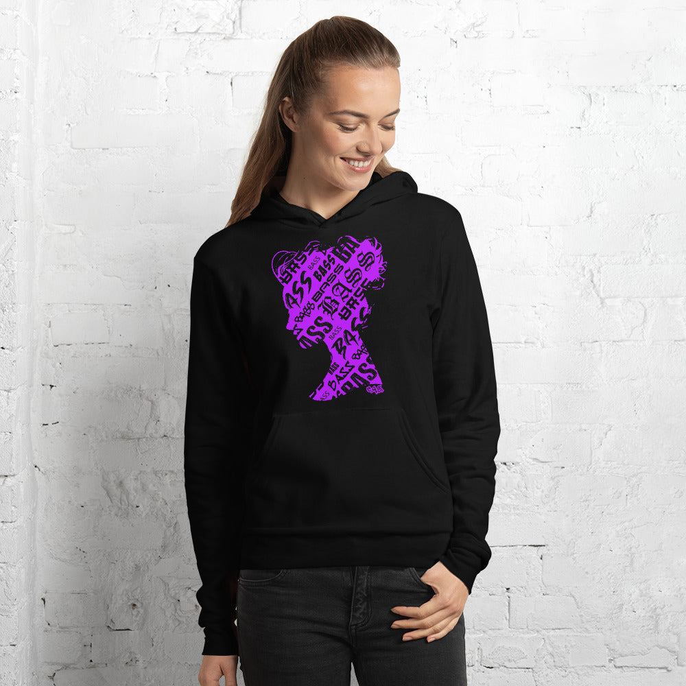 neon purple hoodie