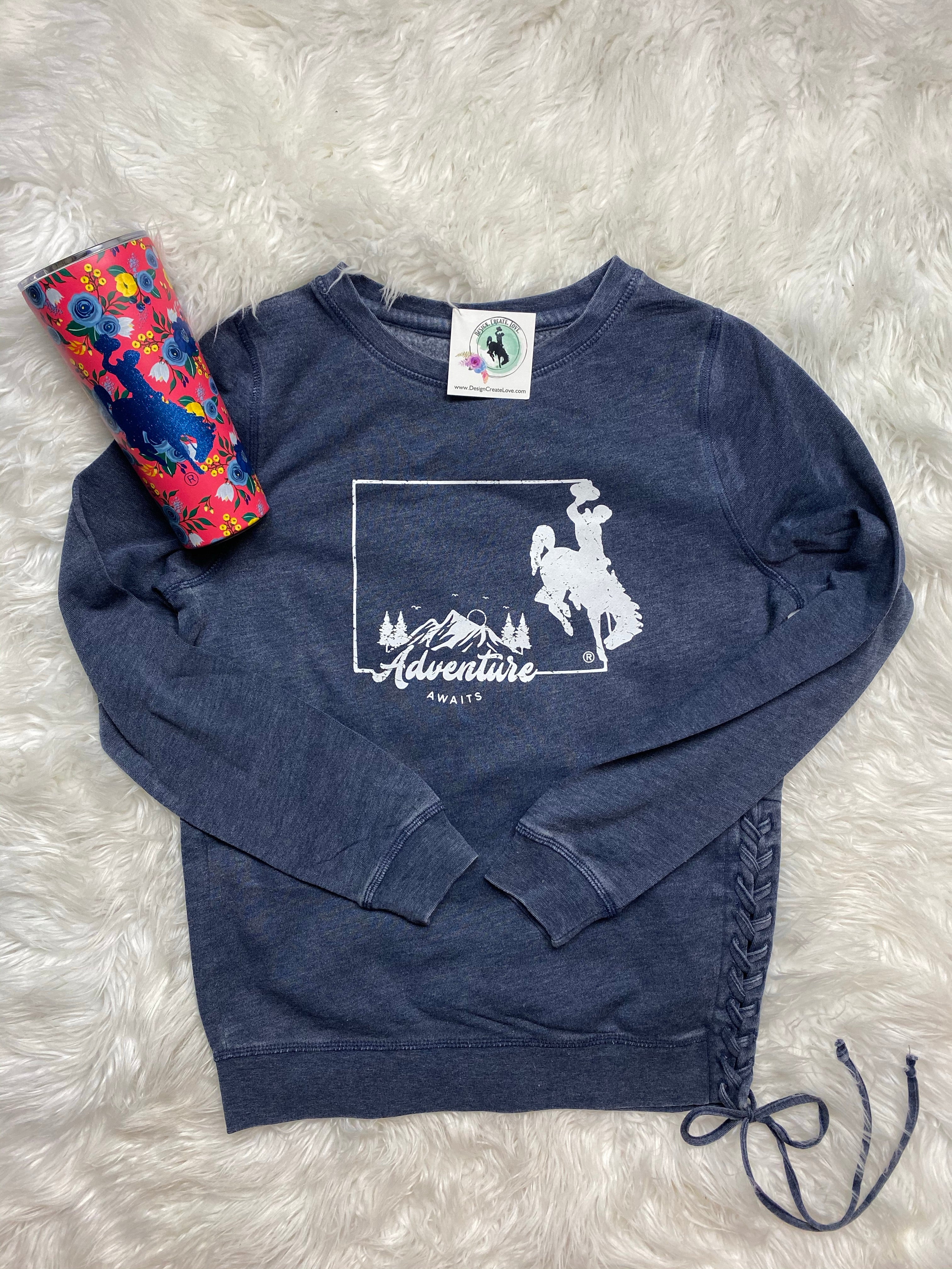 Women's Rally Lace-up Crewneck