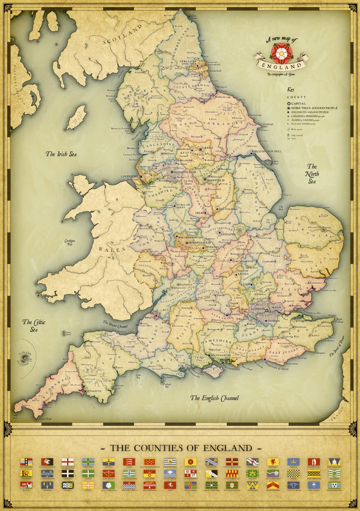 the counties of england