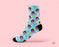 'Love Heart' Photo Personalised Socks