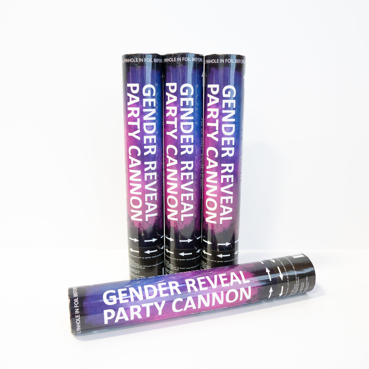 12" Gender Reveal Party Cannon - Powder and Confetti – Peacock Powder