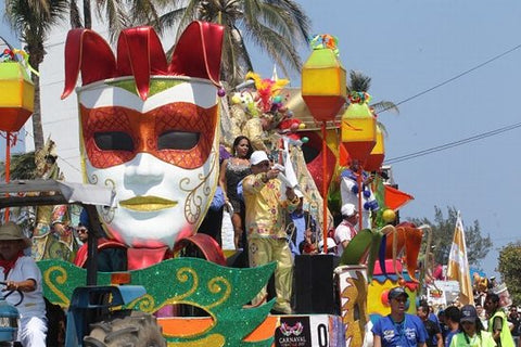 The largest Carnaval de Puebla on the East Coast takes place in