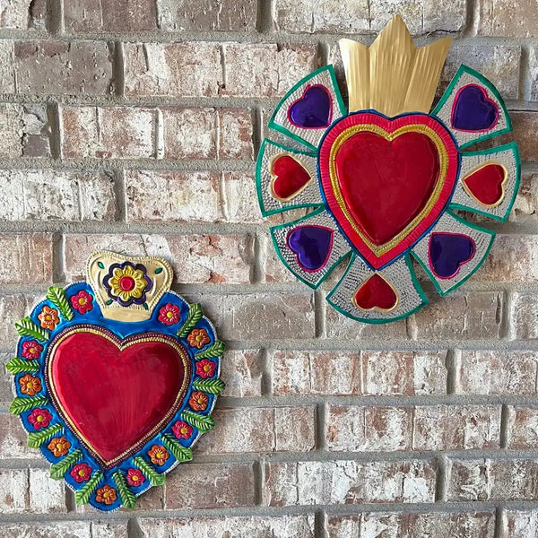 Virgencita Wall Art Wooden Heart