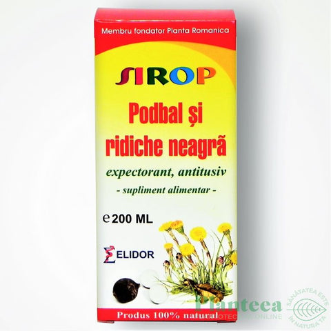 Elidor Sirop Podbal Si Ridiche Neagra 200ml Vianatura