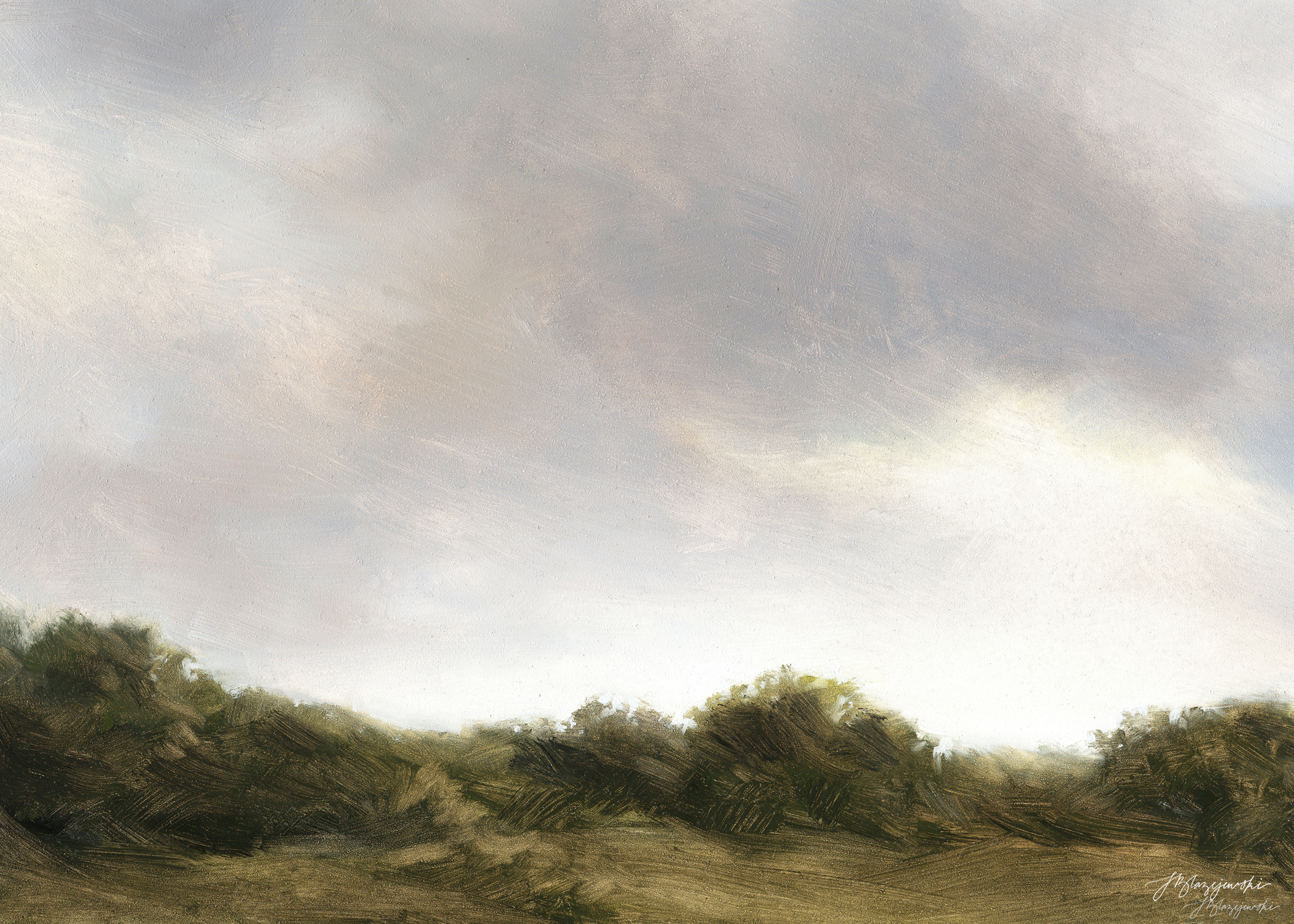 Breakthrough Landscape Art Print