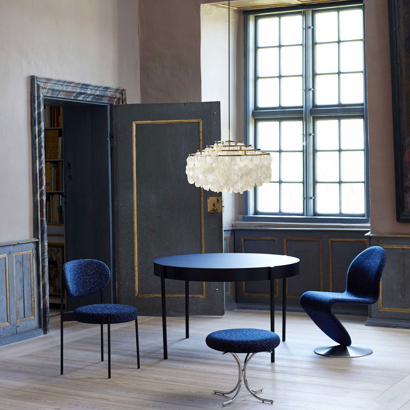 Blue Fun Verpan hanging lamp