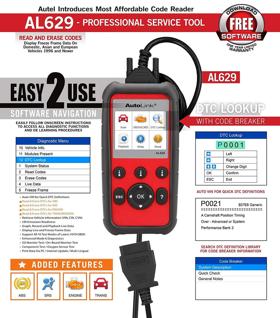 Autel AutoLInk AL629