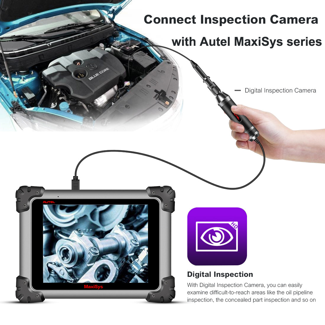 autel mv105 digital inspection camera