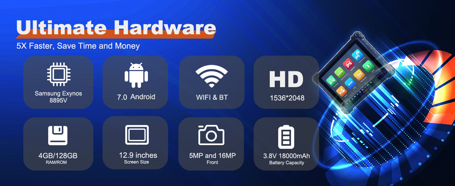 Autel Ultra EV Scanner Top Hardware