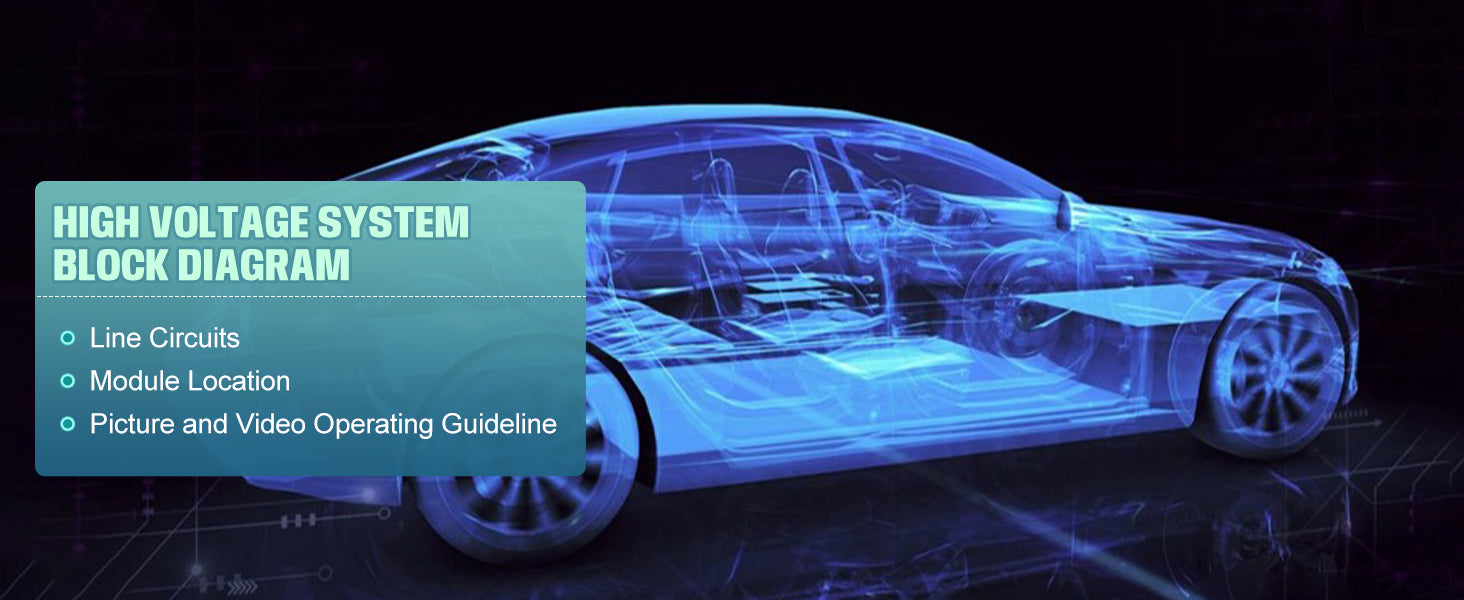 Autel MS909EV Scanner HV Systems Diagram